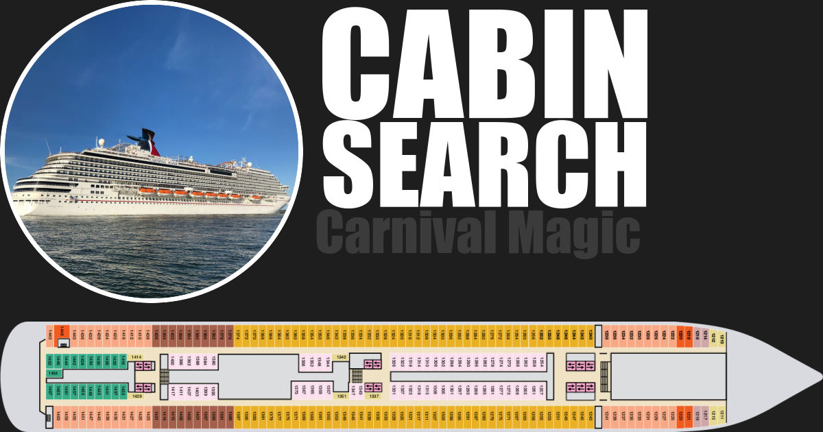 Carnival Magic Cabin Filter & Search
